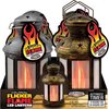 Shawshank Ledz Blazing LEDz 8.5 in. Plastic Colonial Flicker Flame Flameless Lantern Assorted 702754